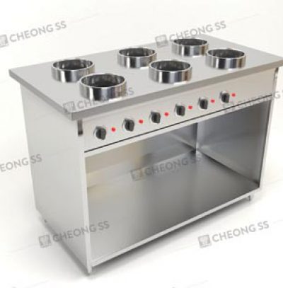 COUNTER ROUND APPAM OPEN CABINET STOVE