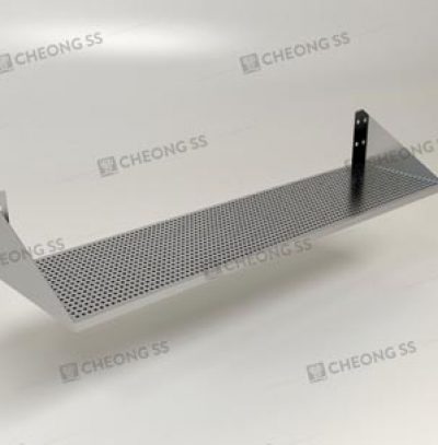 PERFORATED WALL-MOUNT SHELF