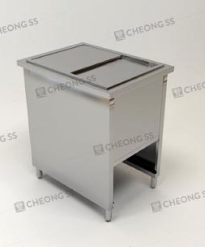 Cheong Ss Stainless Steel Counter Ice Bin