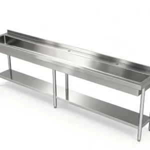 Stainless Steel Free-Standing Wash Trough