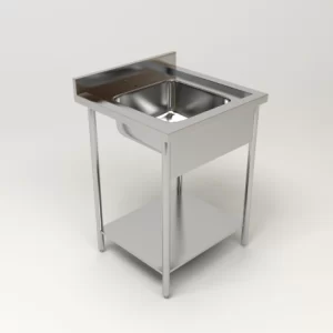 Stainless Steel Single Bowl  Sink Table