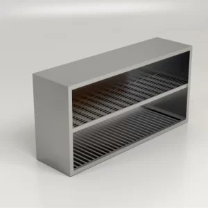 Stainless Steel Residential Top Hung Dish Rack Open  Cabinet