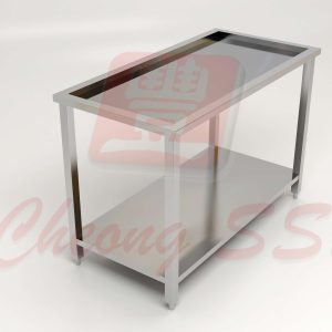 Stainless Steel 2-Tier Inset Work Table