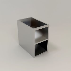 Stainless Steel Residential 2-Tier Open Storage Cabinet