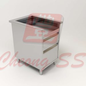 Stainless Steel Cashier Cabinet W Insert