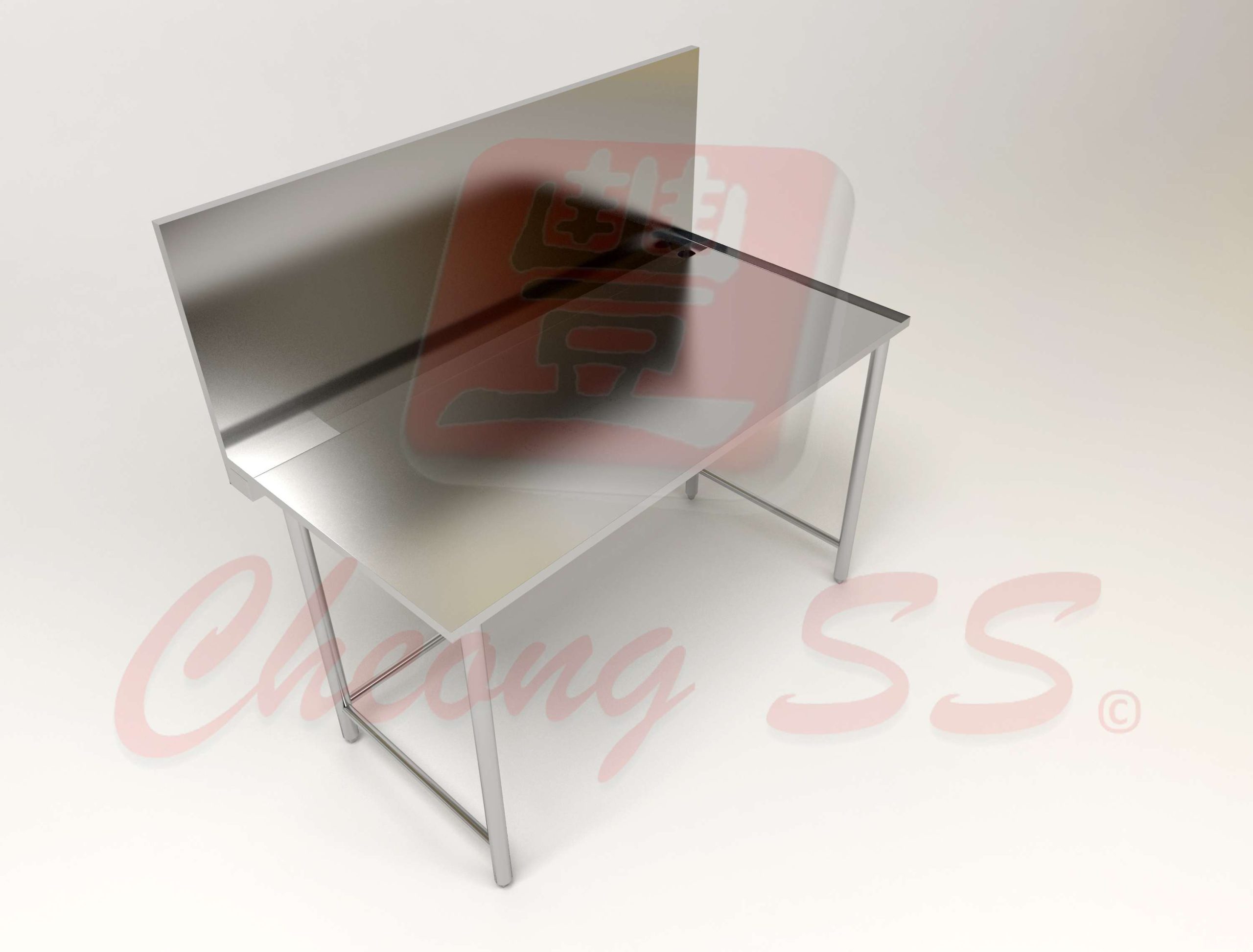 Stainless Steel Cooking Table W Drainage System
