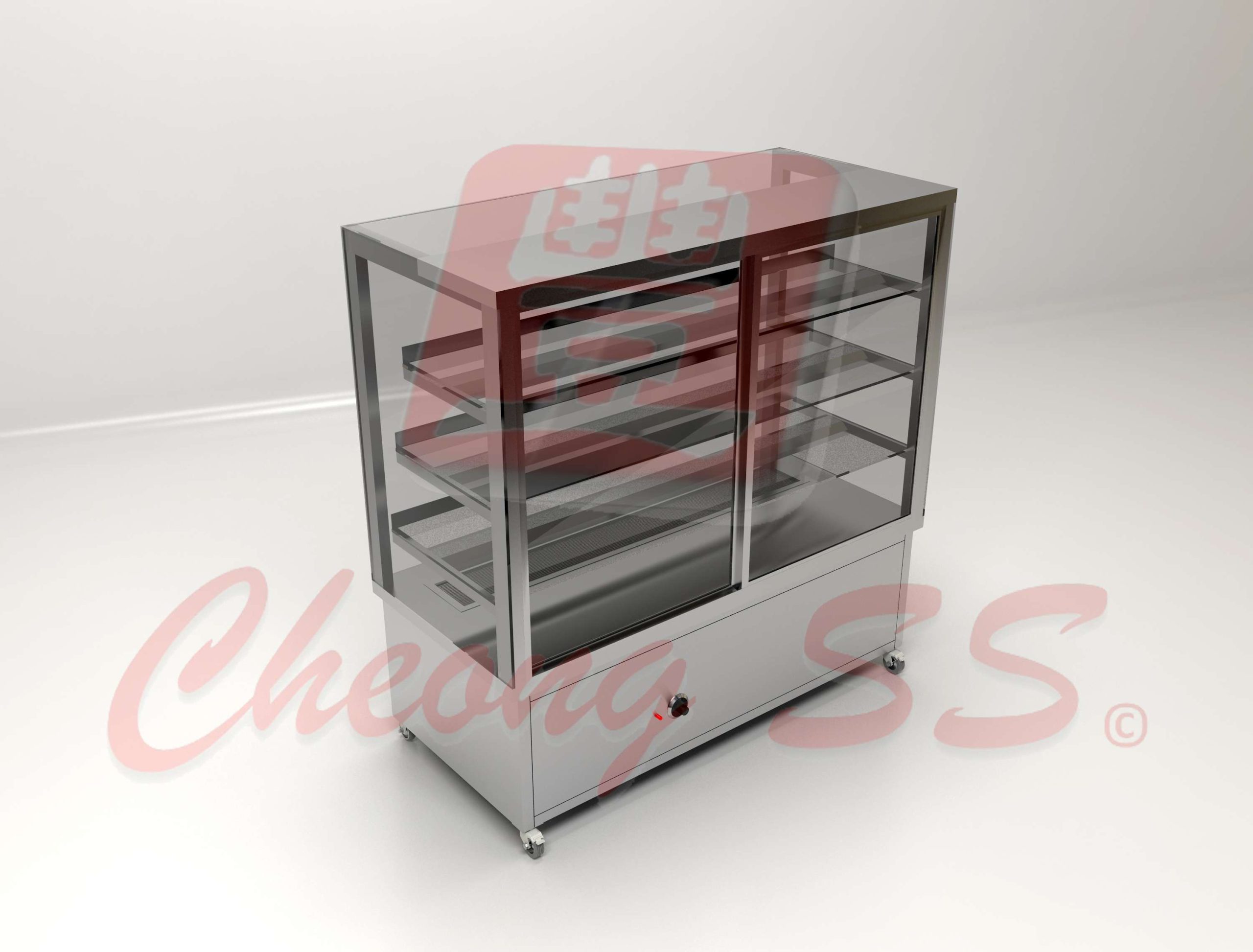 Stainless Steel Electrical Standard Food Warmer Display