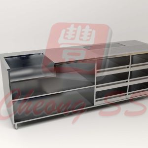 Stainless Steel Multi-Function Coffee Making Counter