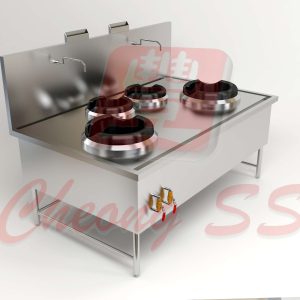 Stainless Steel Quadruple Ring Kwali-Range