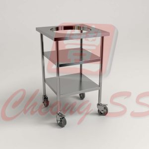 Stainless Steel Rice Cooker Stand W Wheels