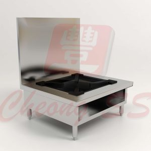 Stainless Steel Single Ring Low Pot Stove