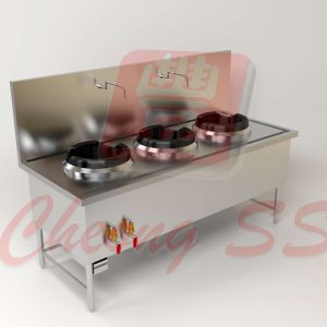 Stainless Steel Triple Ring Kwali-Range