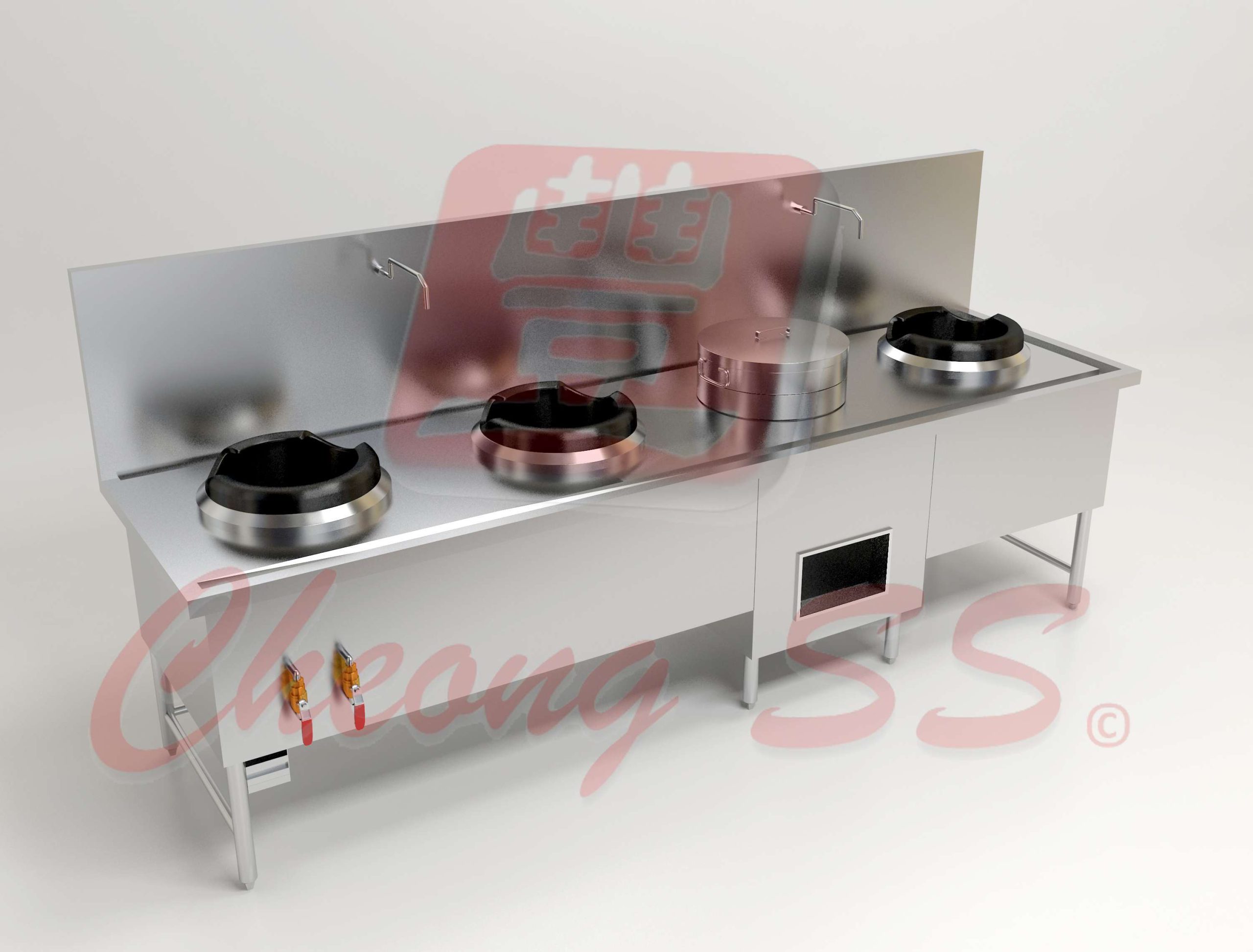 Stainless Steel Triple Ring Kwali-Range W Soup Boiler