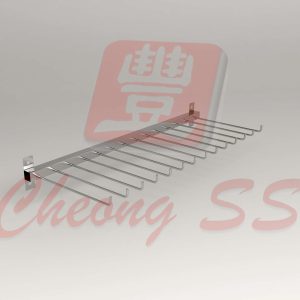 Stainless Steel Wall Mounted Wine Glass Speed Rack